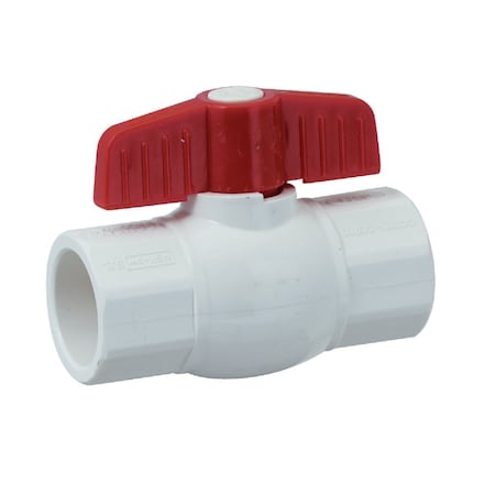 Proline 1 In. S X 1 In. S PVC Quarter Turn Ball Valve 107-635